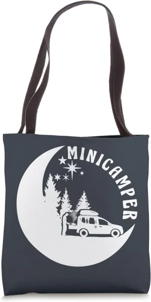 Camping-Camper Microcamper Travel-Caravan trailer Minicamper Tote Bag
