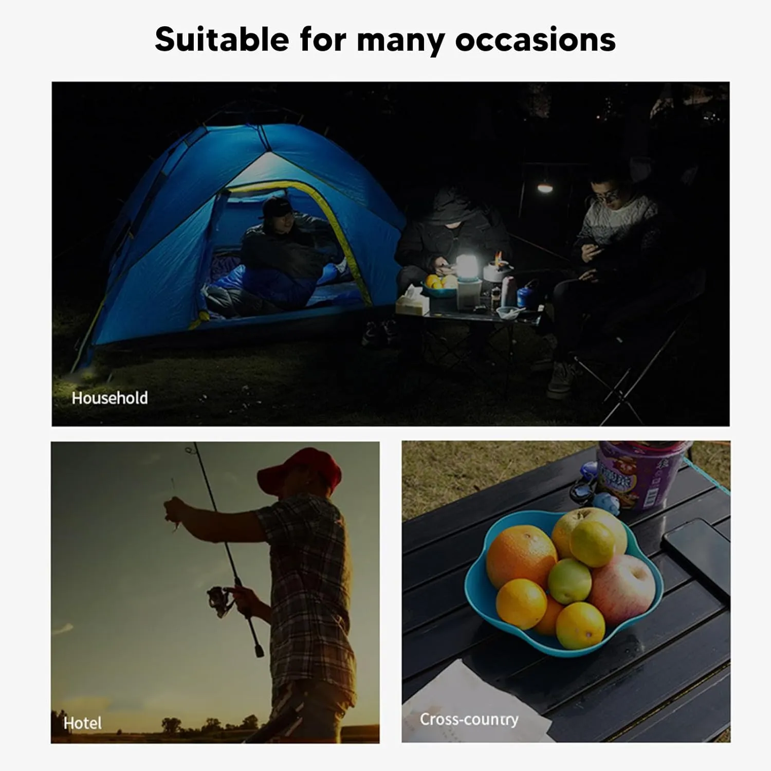 Camping Cookware Mess Kit Camping Set Pot Teapot Color Plate Set Portable Kettle Cooking Utensils for Backpacking Pot Pan Teapot Folding Fork Knife Spoon Kit