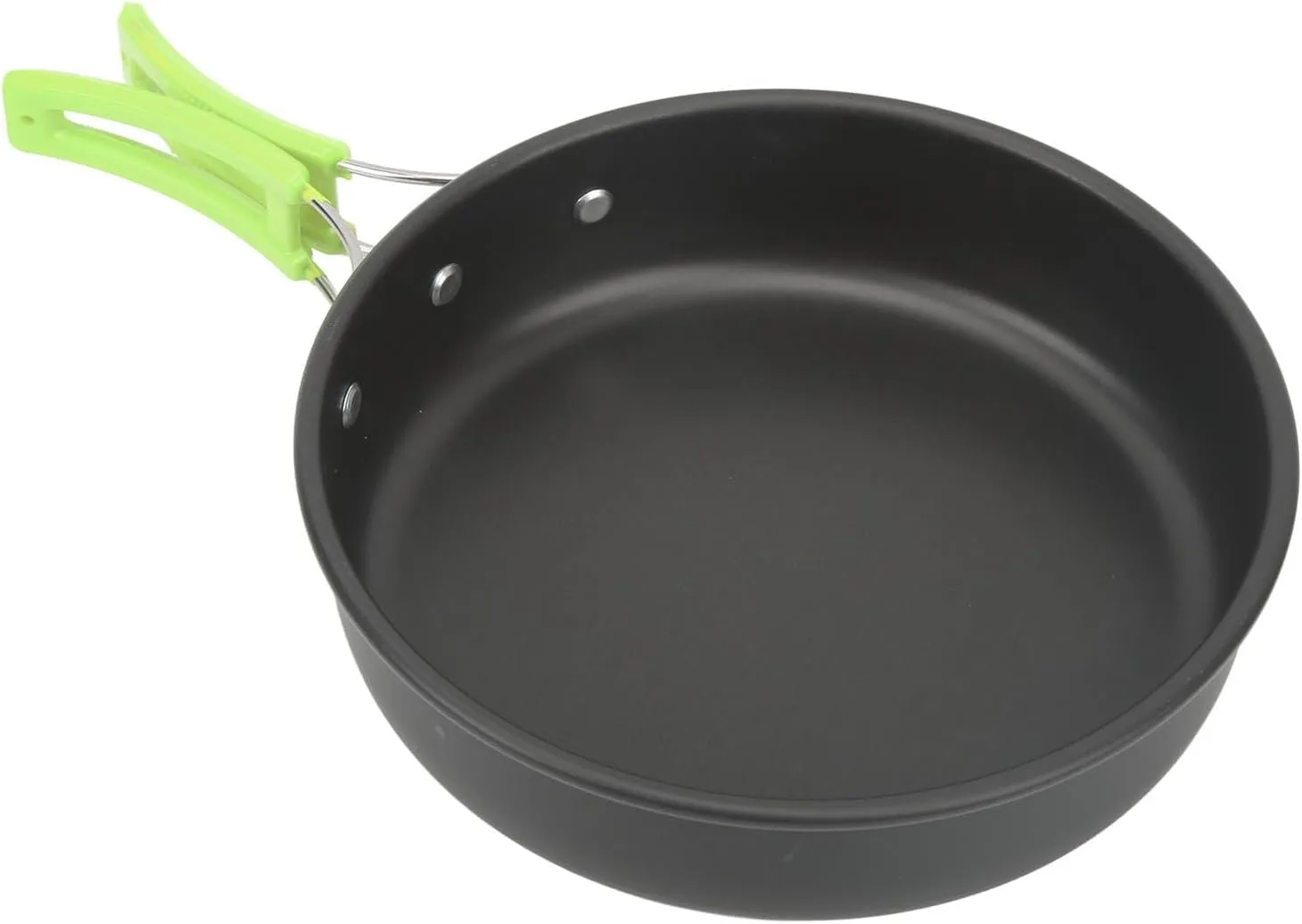 Camping Cookware Mess Kit Portable Camping Cooking Set for Backpacking Pot Pan Teapot Folding Fork Knife Spoon Kit