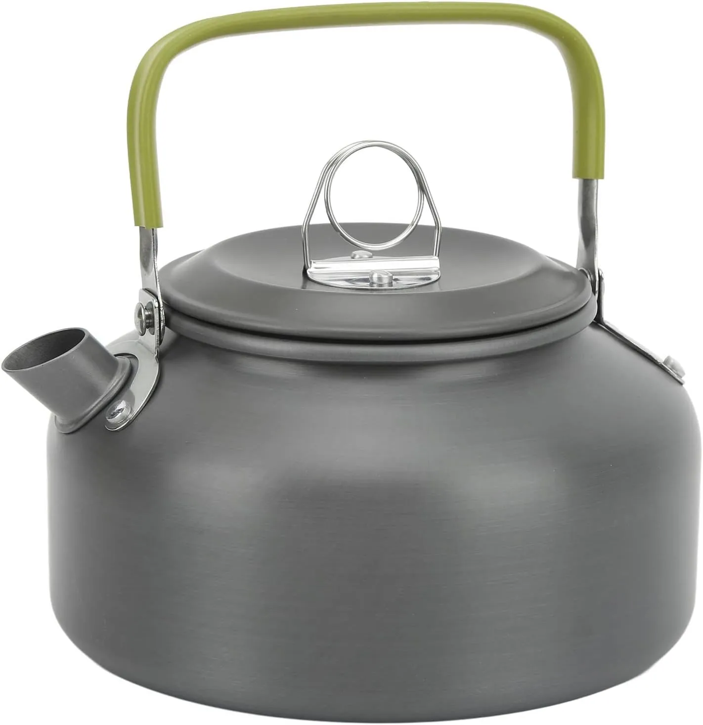 Camping Cookware Mess Kit Portable Cooking Set Lightweight with Foldable Handles for Backpacking Hiking