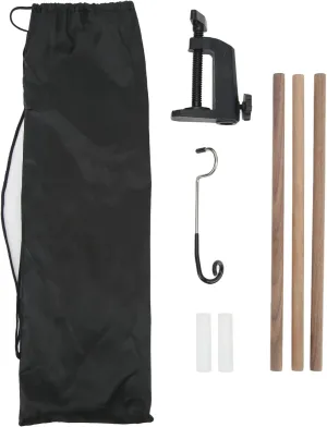 Camping Folding Lamp Pole, Portable Lightweight Collapsible Lantern Stand, Walnut Height Adjustable Lamp Poles for Outdoor Picnic Fishing Backpacking Camping BBQ