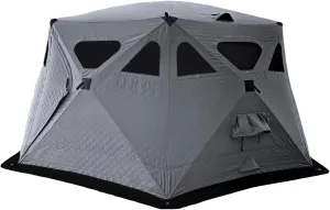 Camping Hexagonal Tent,Instant Outdoor Camping Tent, Fully Automatic Tent Opens in Seconds,Windproof Rainproof,for 3-5 Person Outdoor Backpacking