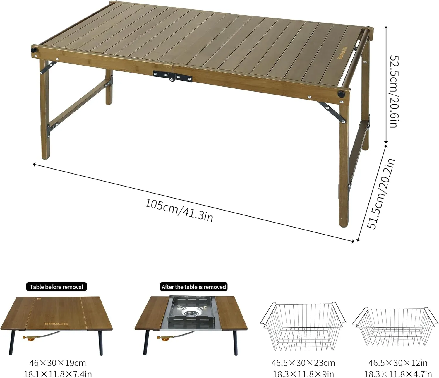 Camping Kitchen Table, Large Outdoor Camping Kitchen Station with Burner Single Portable Folding Cooking Tables Storage Organizer for Picnic BBQ Beach (Camping Kitchen with Burner)