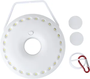 Camping Lantern, Portable Collapsible Hanging Light Essential for Home, OutdoorCamping Light for Tent LED Lantern 48 Bulbs Battery-Powered Tent Camping Lamp Patio Umbrella Light