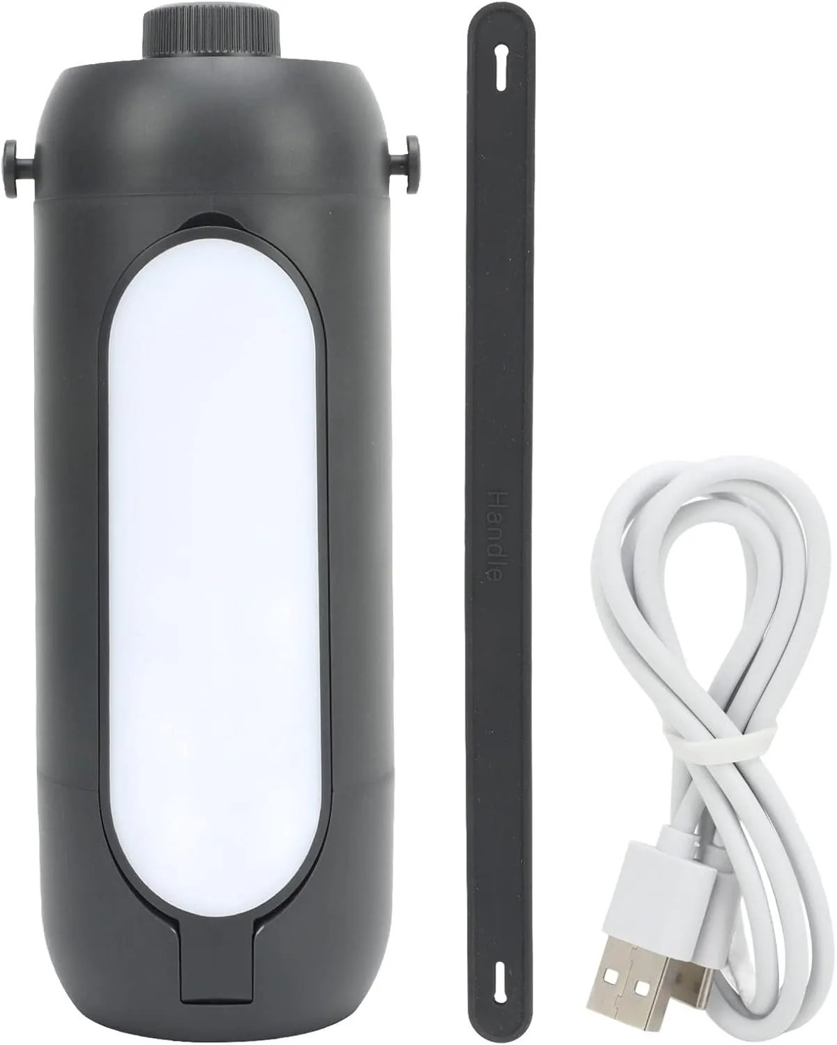 Camping Lantern Rechargeable, Hanging Camping Lantern Lanterns for Power Outages Battery Powered Collapsible Tent Light Power Bank Outdoor Lighting Equipment(Grey)