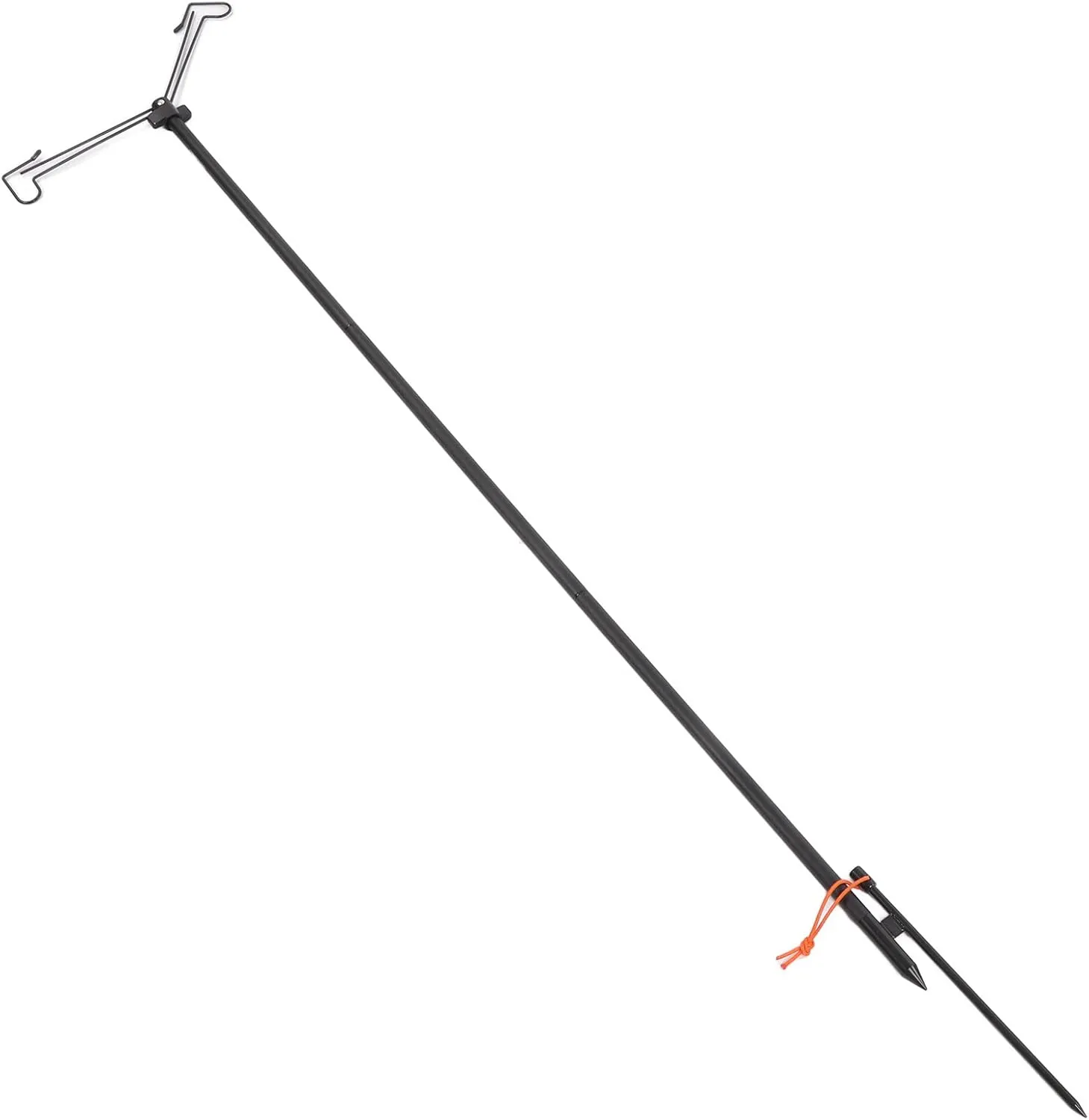 Camping Lantern Stand Portable Adjustable Height Collapasible Lantern Stand Pole for Hanging Lanterns, Solar Lights, and Wind Chimes in Camping, Fishing, or Garden Decoration