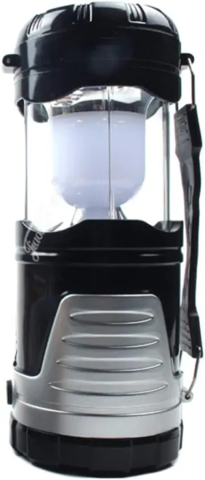 Camping Lantern,LED Camping Lanterns Solar Portable Handled Tent Emergency Lamp for Home Outdoor Fishing Hiking(Black)