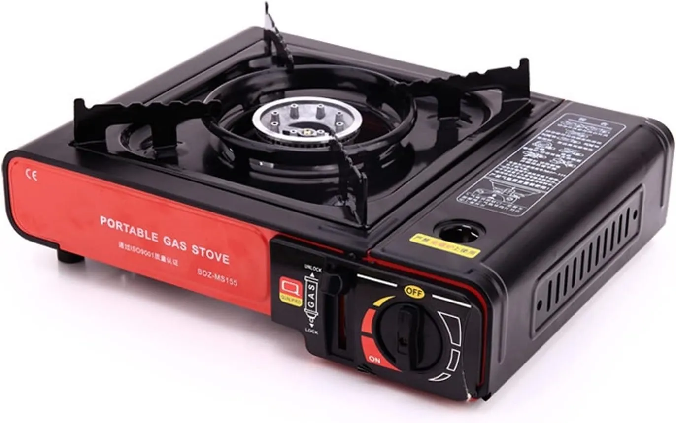 Camping Stove Burner, Portable Gas Stove, Portable Burner Stove with Carrying Case Dual Fuel Camping Gas Burner