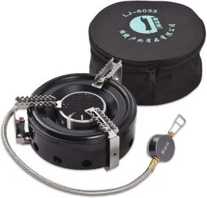 Camping Stove High-Altitude Infrared Portable Windproof Gas Stove for Hiking Weight and Foldable
