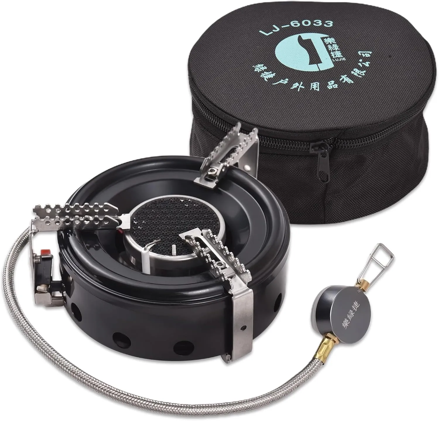 Camping Stove High-Altitude Infrared Portable Windproof Gas Stove for Hiking Weight and Foldable