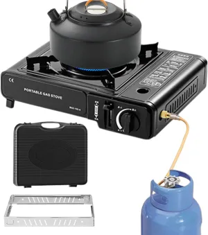 Camping Stove, Outdoor Grill Burner, Compact Heat-Resistant Heater, Portable Cooking Equipment, Ideal for Backpacking, Hiking, Patio, Campfire, Outdoor Activities, Travel Use