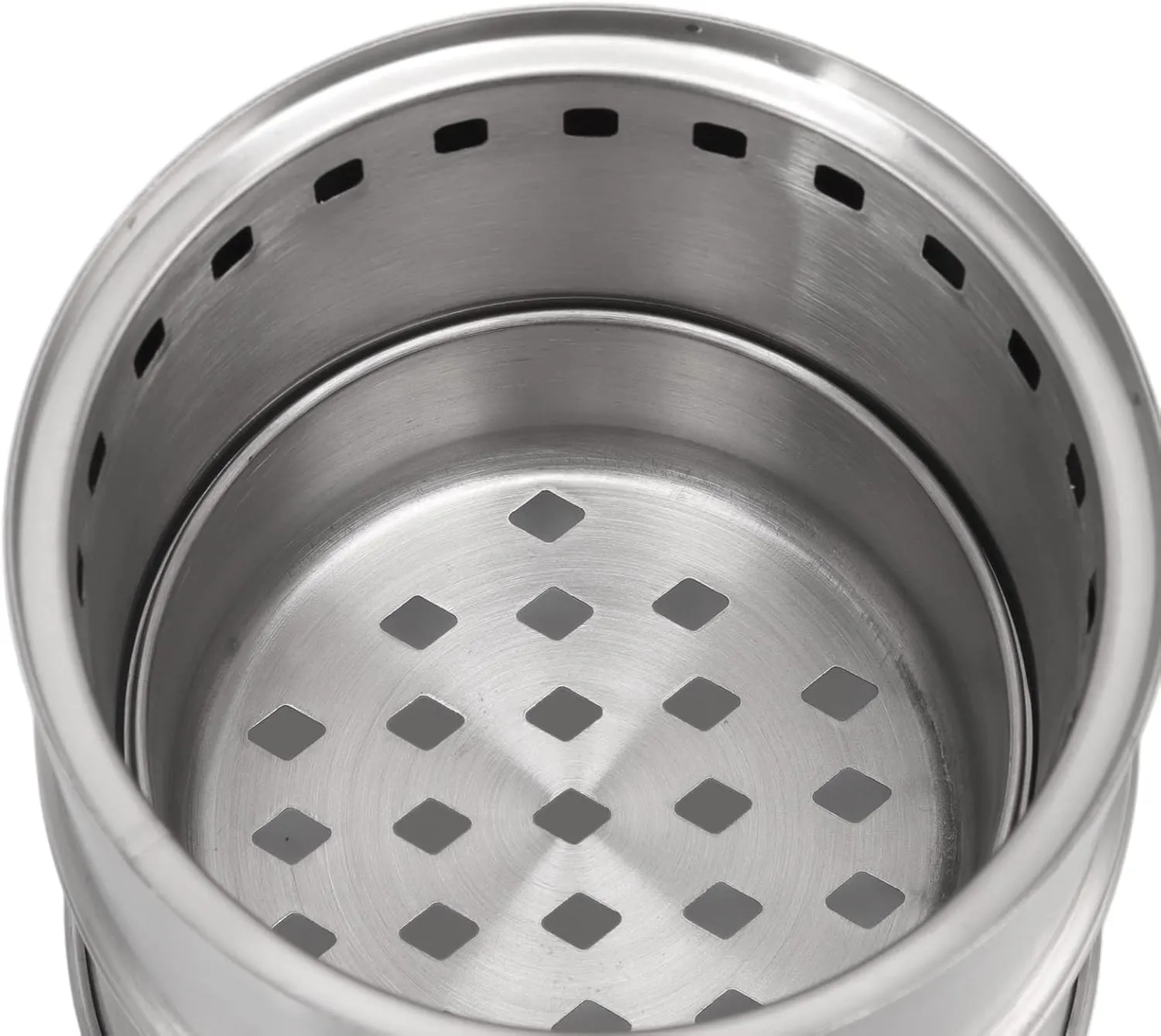 Camping Stove, Stainless Steel Alcohol Stove High Windproof Temperatures for Exterior Windproof (Round)