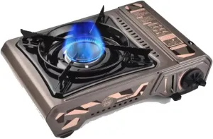 Camping-stoves Cassette Stove Portable Gas Grill Windproof Butane Camping Stove Camping Cookware Gas Canister Gas Stove with A Portable Box
