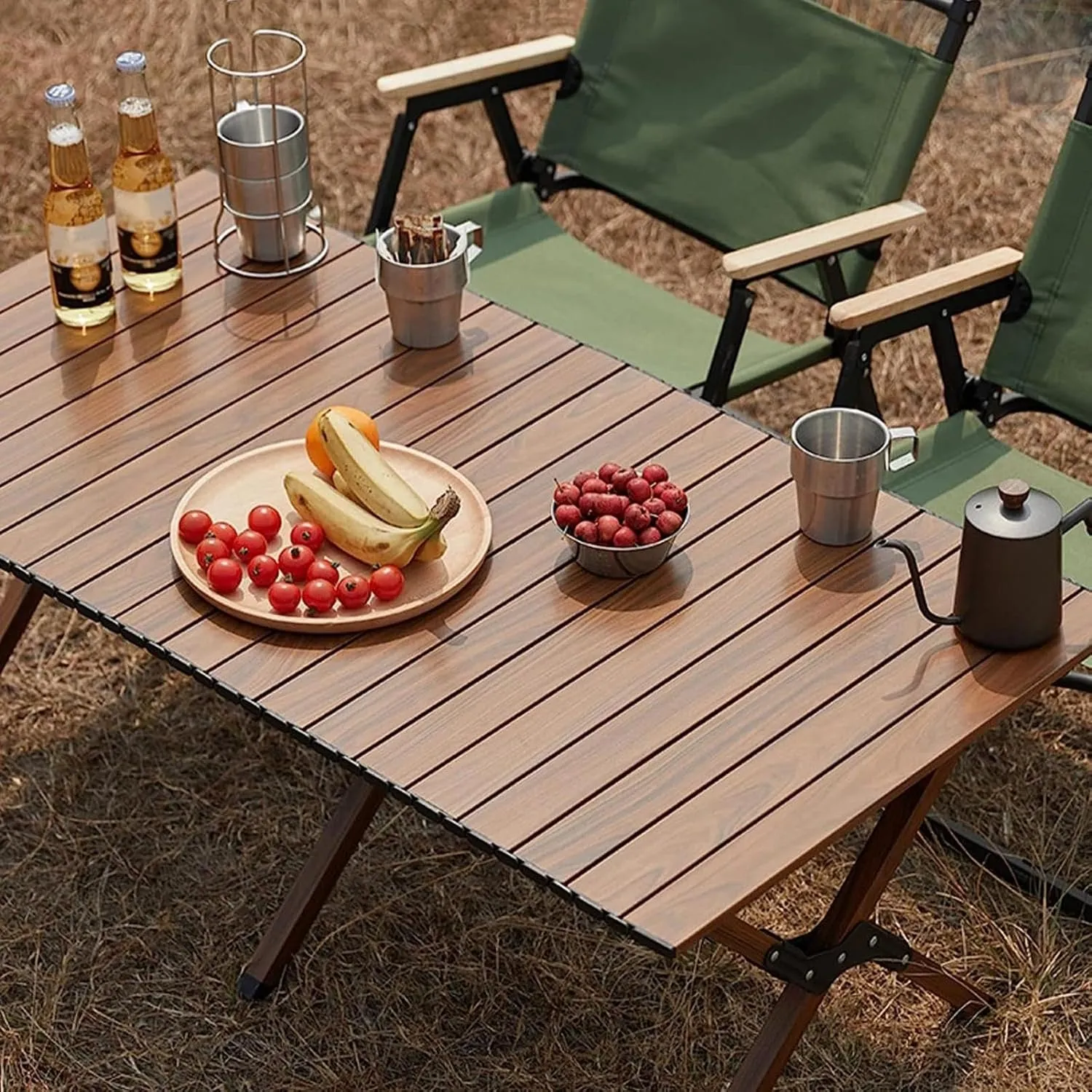 Camping Tables Folding Table,Outdoor Aluminum Table,Lightweight Portable Camp Table,Compact Collapsible Table with Bag for Hiking Travel