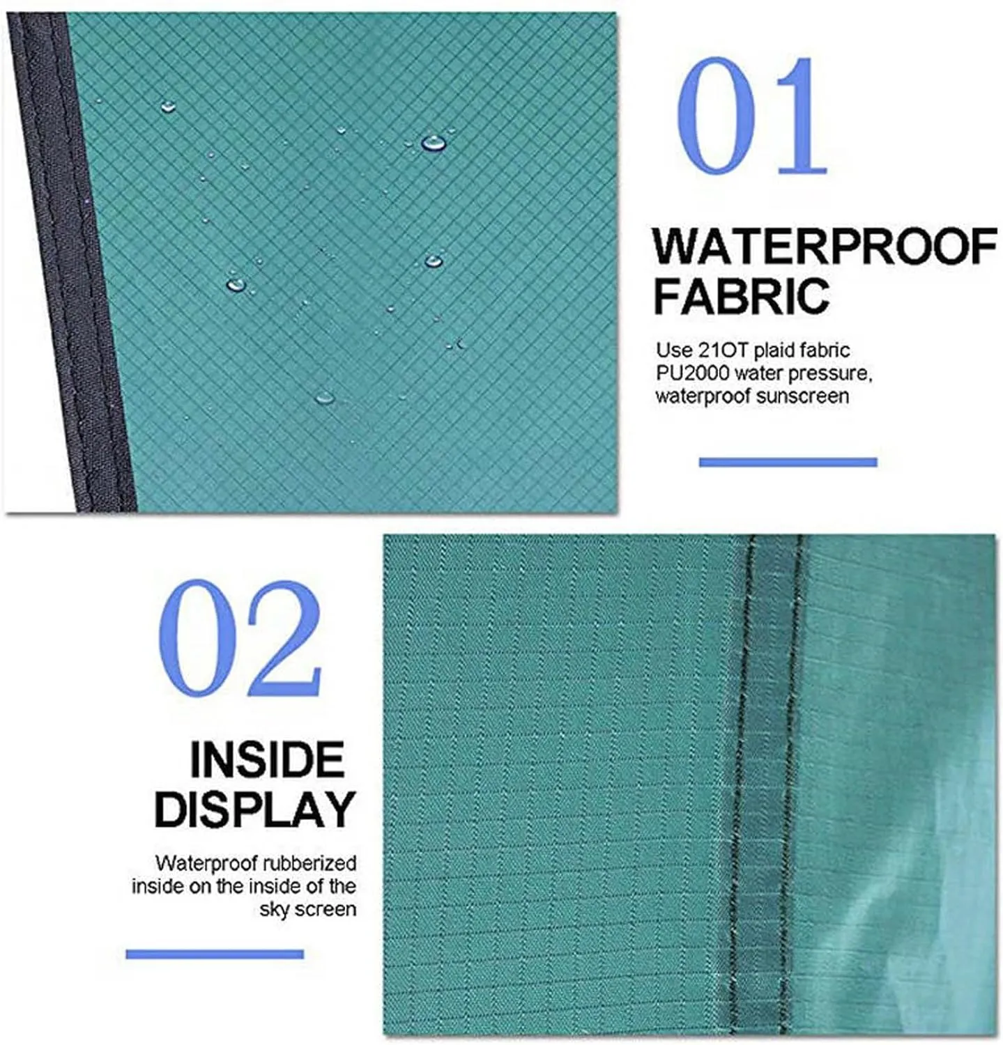 Camping Tarp,Rhombus Waterproof Tarp Tent Shade Outdoor Camping Hammock Rain Fly UV Garden Awning Canopy Sunshade Ultralight 360x290cm (Color : Camouflage, Size : 360x290cm)