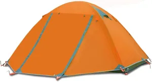 Camping Tent 2 Person Family Tent Double Layer Outdoor Tent Windproof Anti-for All Seasons Hiking Beach Outdoor
