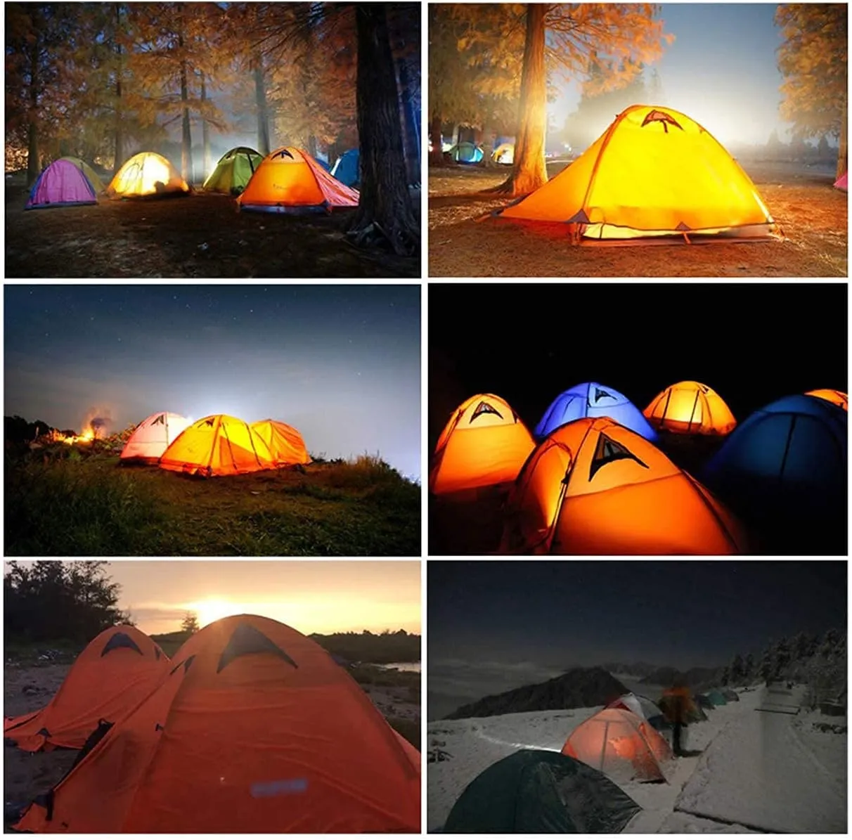 Camping Tent 2 Person Family Tent Double Layer Outdoor Tent Windproof Anti-for All Seasons Hiking Beach Outdoor