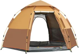 Camping Tent 3-4 Person Instant Tent Portable Cabin Tent with Rainfly for Family Camping Traveling Hiking Picnicing Easy Set Up