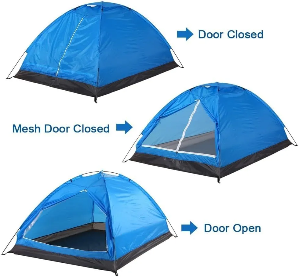 Camping Tent for 2 Person, Waterproof Two Person Tents for Camping, Waterproof Camping Tent Set for Camping & Hiking & Fishing