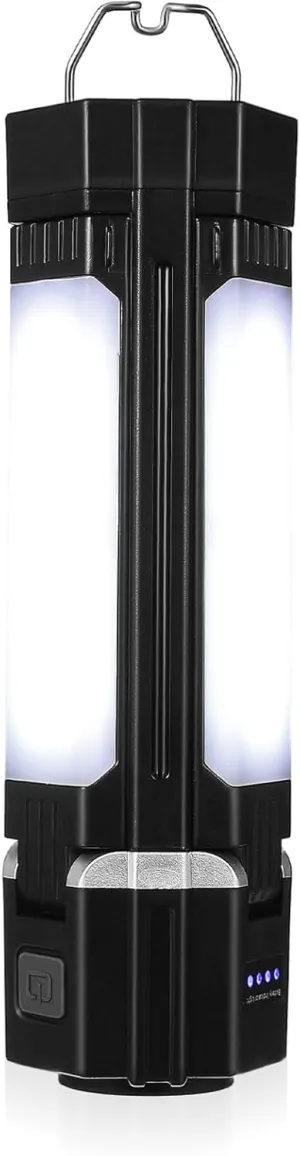 Camping Tent Lights Rechargeable Lantern Magnet Attachment Easy to Use for Outdoor