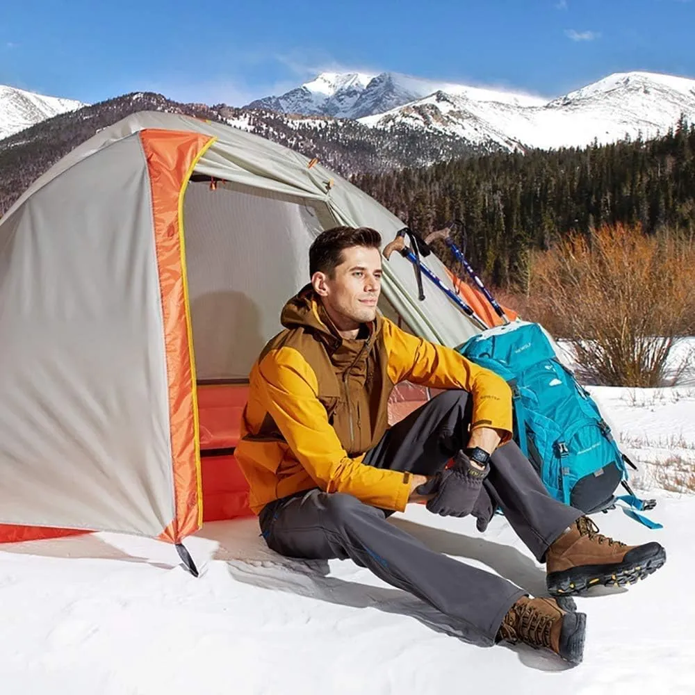 Camping Tent Single Super Light, Cabana Portable Tents, Sun Shelter Waterproof Tarps for Outdoor Sports Hiking Travel Rainfly,Beige