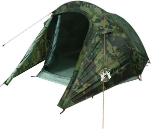 Camping Tent Tunnel 3-Person Olive Green Waterproof vidaXL vidaXL