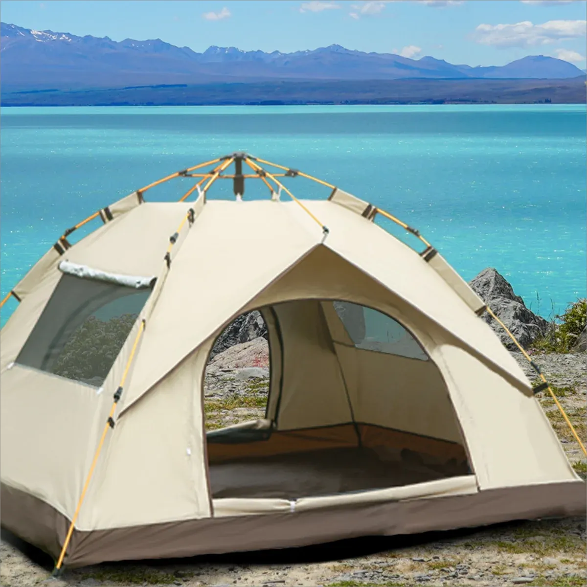 Camping Tent Two doors and two windows