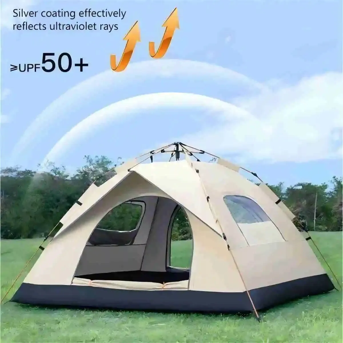 Camping Tent Two doors and two windows