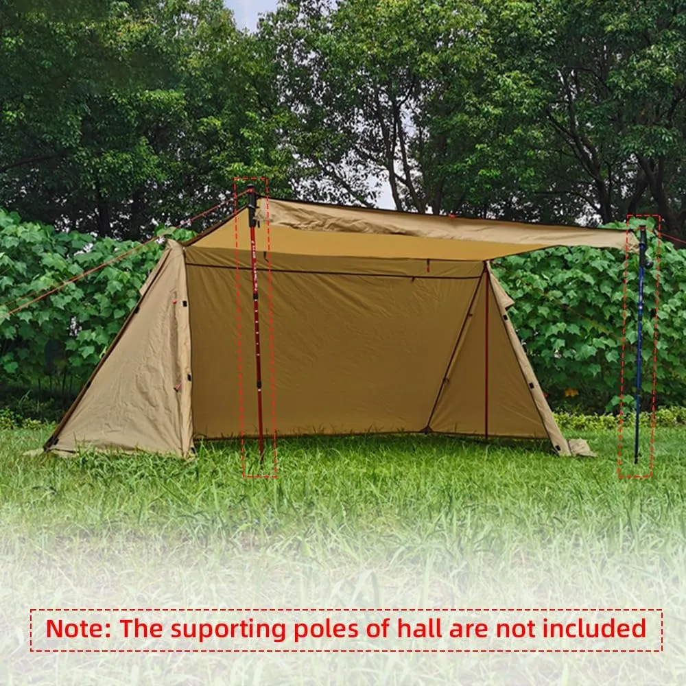 Camping Tent Windproof Ultralight Backpacking Tent Large Family Tent Camping Tent Shelter Tent for 2-3 People for Hiking Outdoor Camping Backpacking