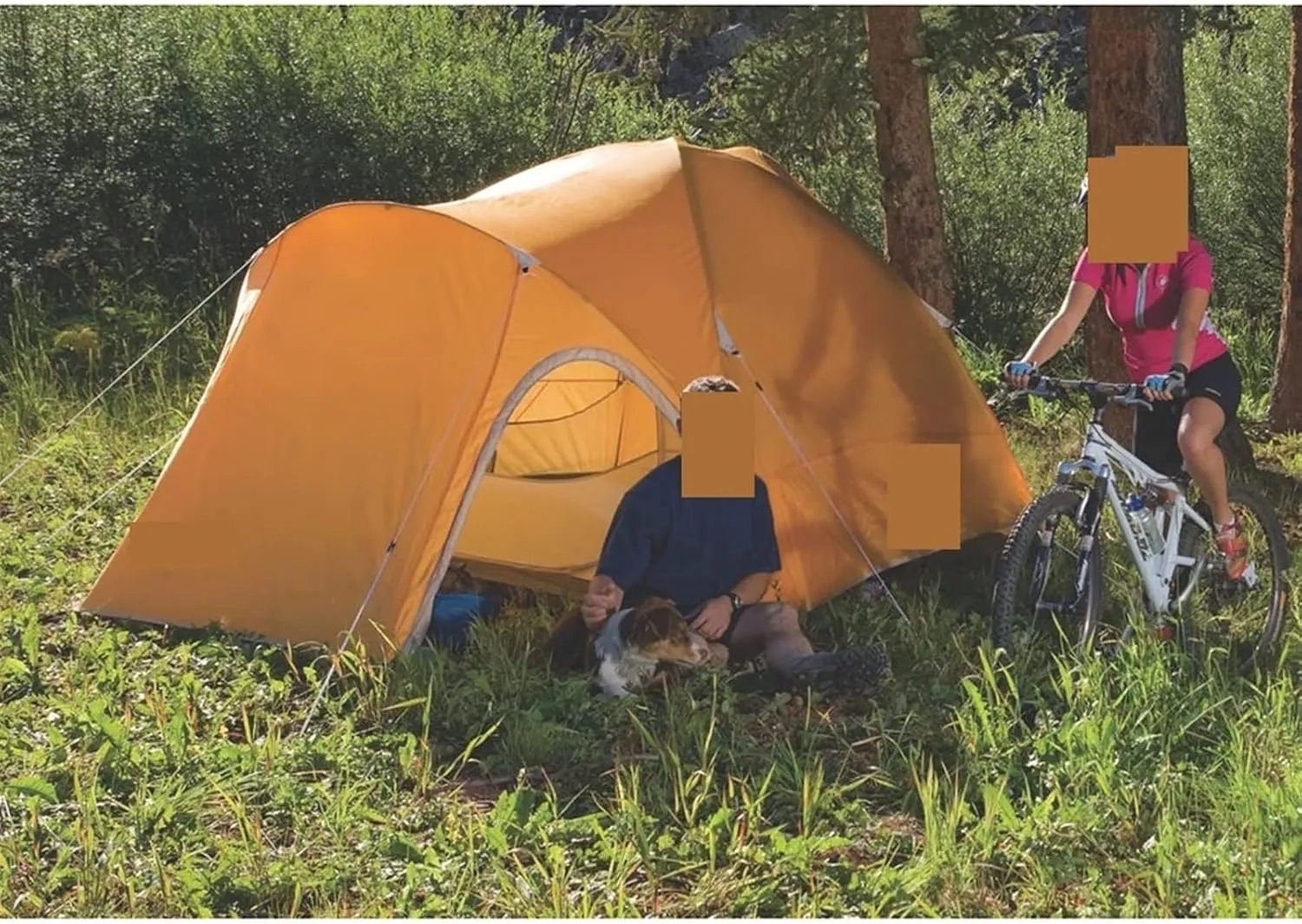 Camping Tent with Full Rainfly, Tent Ultralight Camping Tent Tente De Camping Tente De Voiture (Color : 3 Person) (3 Person One Size)