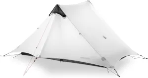 Camping Tents,2022 New 2 Person Ultralight Camping Tent 3 Season Professional 15d Rodless Tent (Color : Gray 2P, Size : 3 Season)