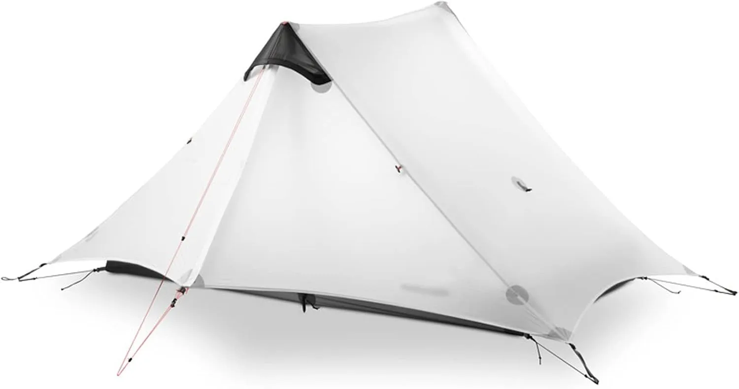 Camping Tents,2022 New 2 Person Ultralight Camping Tent 3 Season Professional 15d Rodless Tent (Color : Gray 2P, Size : 3 Season)