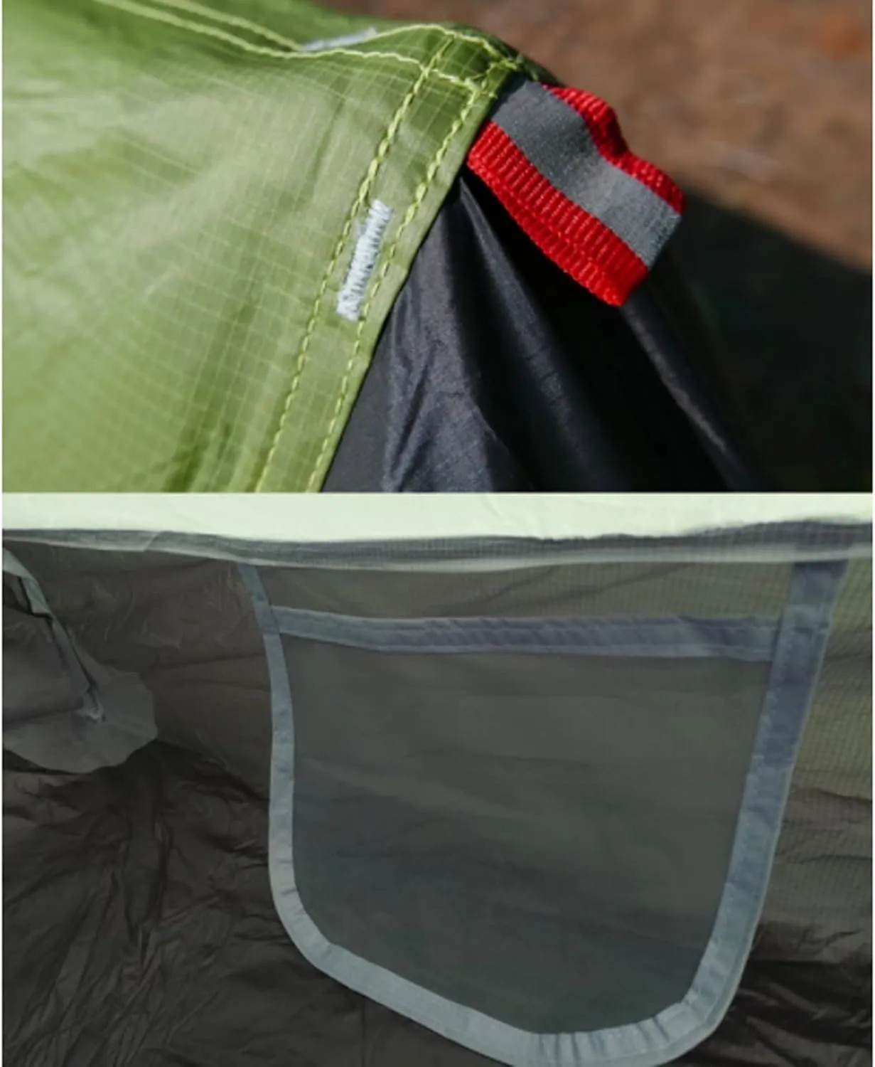 Camping Tents,2022 New 2 Person Ultralight Camping Tent 3 Season Professional 15d Rodless Tent (Color : Gray 2P, Size : 3 Season)