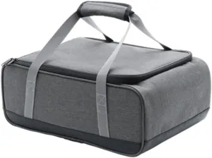 Camping Travel Cooking Utensils Organizer Travel Bag with Net Pockets,Water Lent Outdoor Cookware Storage Bag, Movable Partition Design
