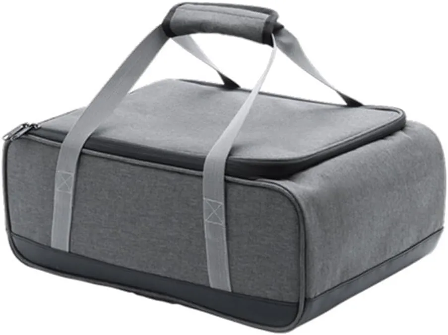 Camping Travel Cooking Utensils Organizer Travel Bag with Net Pockets,Water Lent Outdoor Cookware Storage Bag, Movable Partition Design