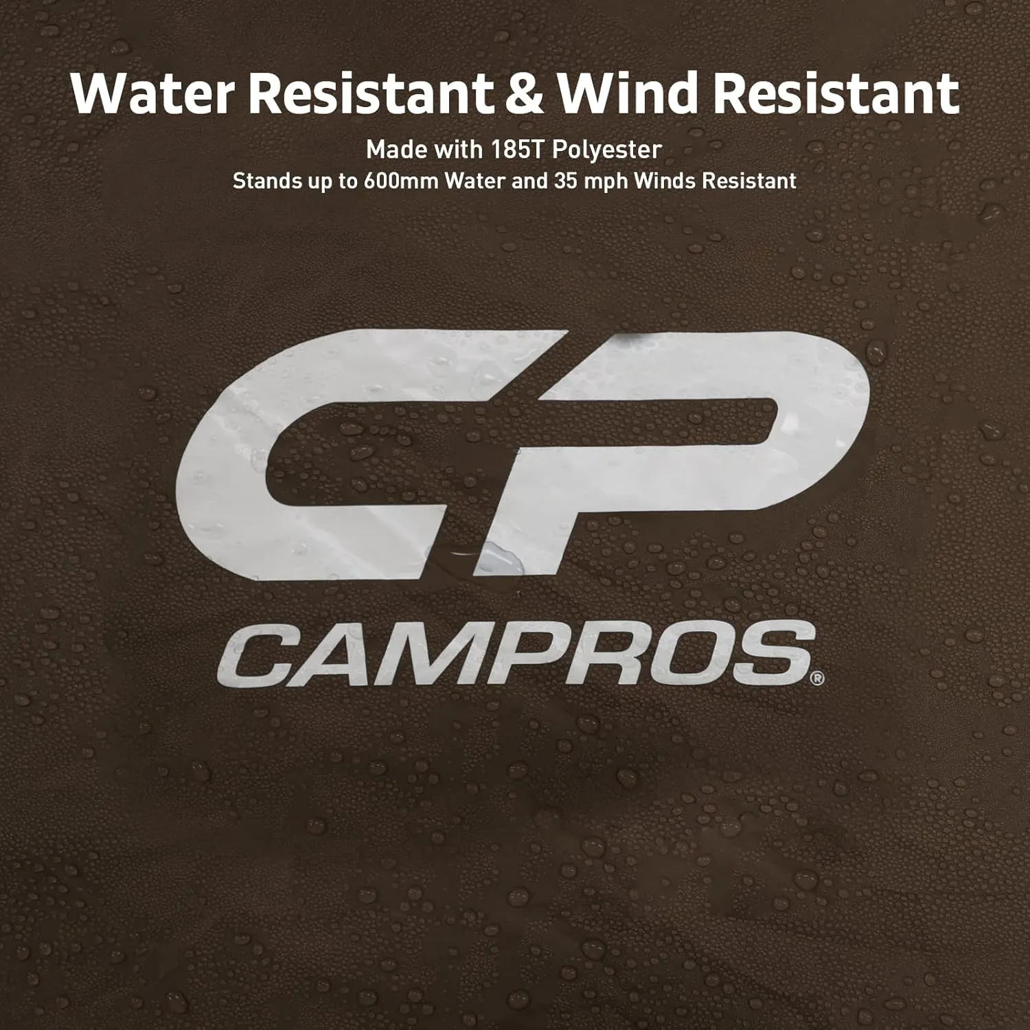 CAMPROS CP Tents for Camping 4/6 Person Tent Waterproof Windproof Double Layer Family Camping Tent, Easy Setup Dome Tent with Large Mesh Windows & Wider Door for Outdoor Camping & Hiking