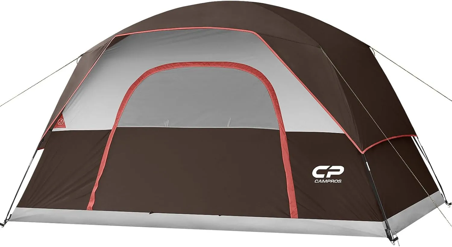 CAMPROS CP Tents for Camping 4/6 Person Tent Waterproof Windproof Double Layer Family Camping Tent, Easy Setup Dome Tent with Large Mesh Windows & Wider Door for Outdoor Camping & Hiking