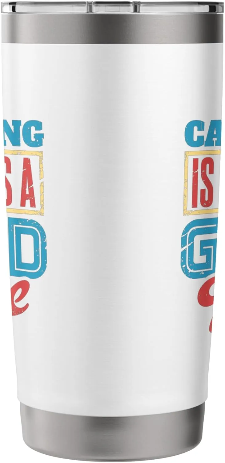 Canoeing Canoe Lovers Lake Explorers River Outdoor Stainless Steel Insulated Tumbler