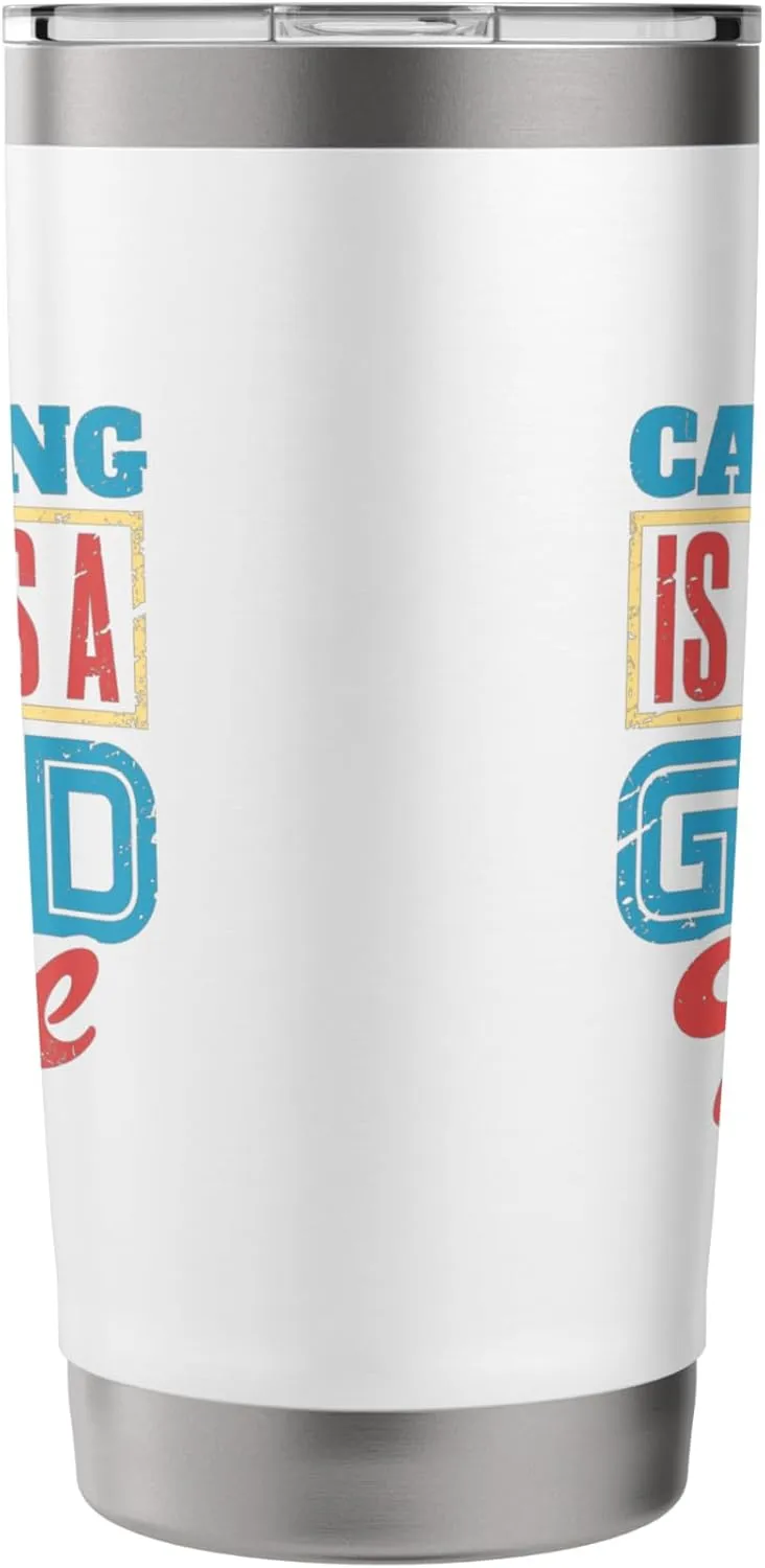 Canoeing Canoe Lovers Lake Explorers River Outdoor Stainless Steel Insulated Tumbler