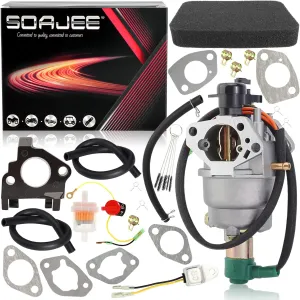 Carburetor Kit Compatible with PowerMate Coleman 0069390SRV PC0105007 PMC105007 PM0105007 PM0106507 PMC106507 PM0116000 PM0125500 PM0145500 PM0146500 PM0116000 PMOH6000 PM0125500.01 AP188F