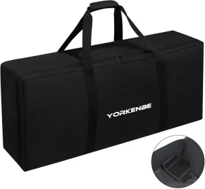 Carry Bag for Camp Chef 2-Burner Stoves, 1680D Heavy Duty Camping Stove Carry Case with 4pcs Corner Protectors, Waterproof and Long-lasting, for Camping, Tailgating, BBQ, Size 35''x17''