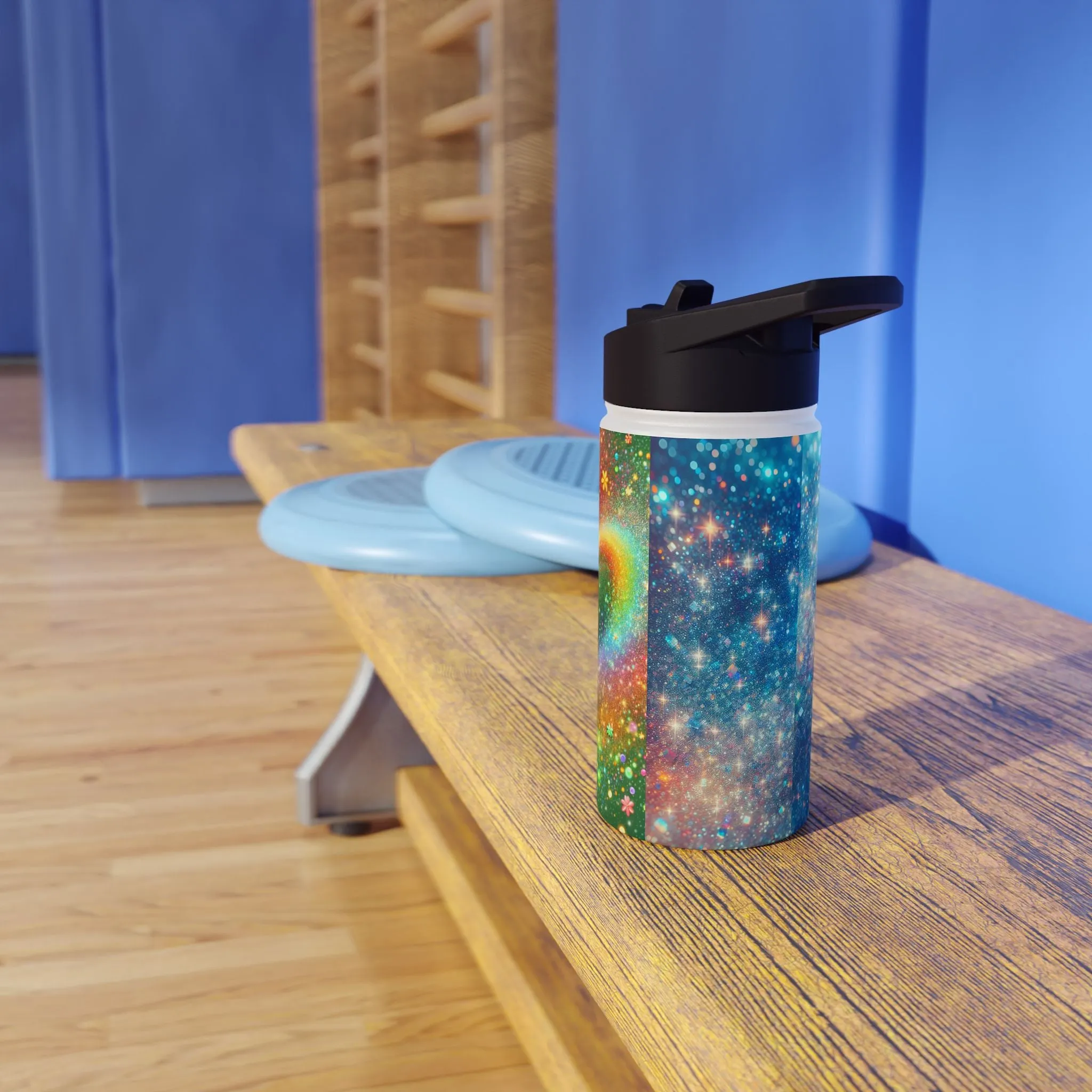 Child's Fairy-Themed Stainless Steel Water Bottle - Magical Cosmic Design