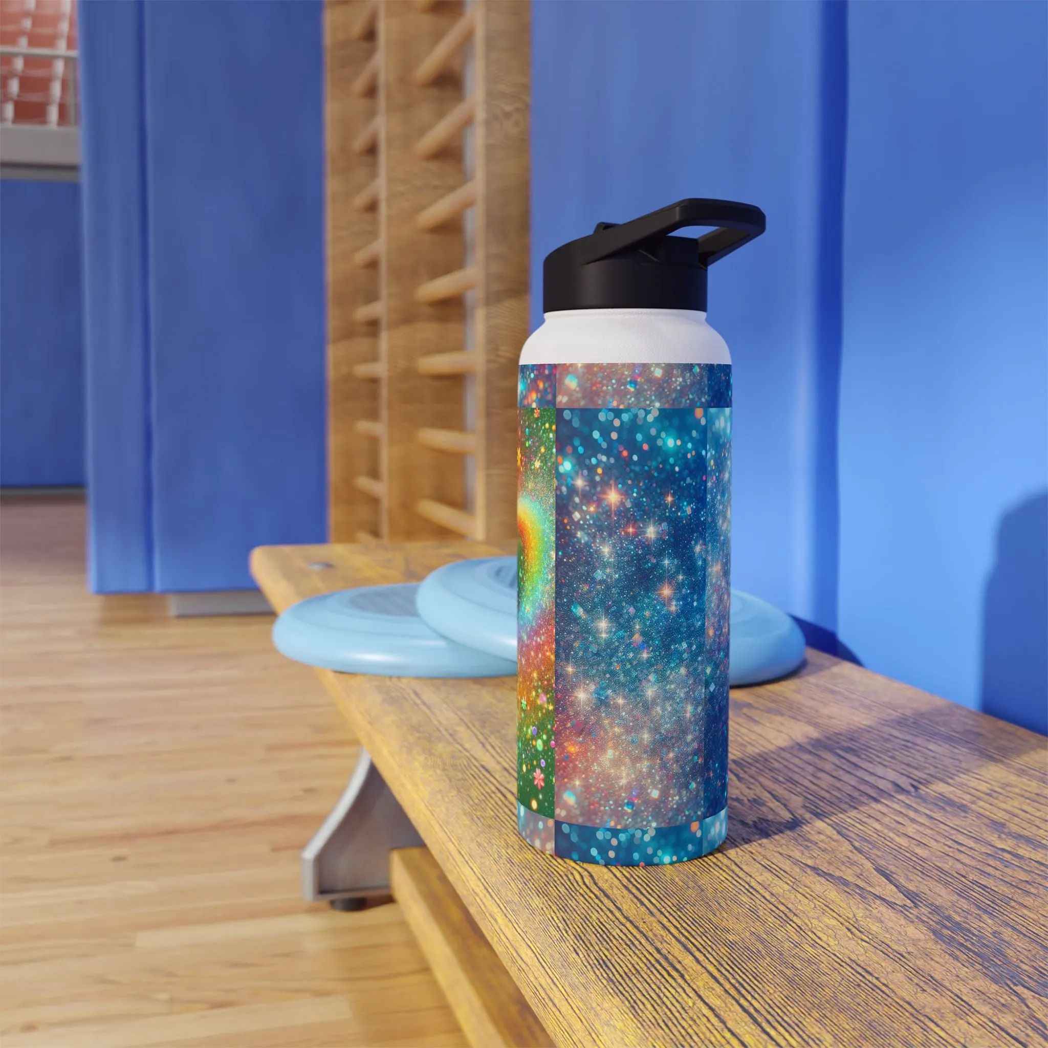 Child's Fairy-Themed Stainless Steel Water Bottle - Magical Cosmic Design