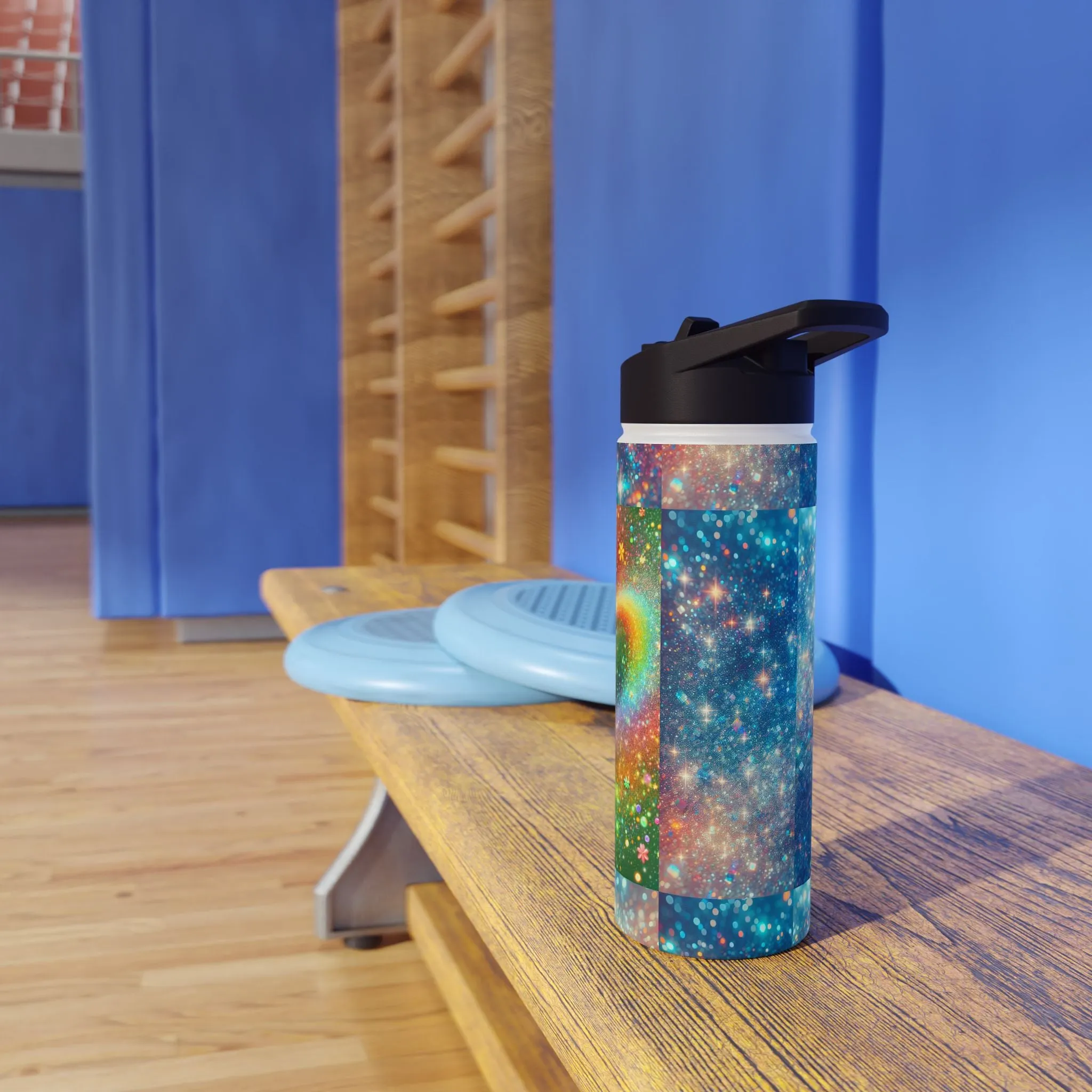 Child's Fairy-Themed Stainless Steel Water Bottle - Magical Cosmic Design