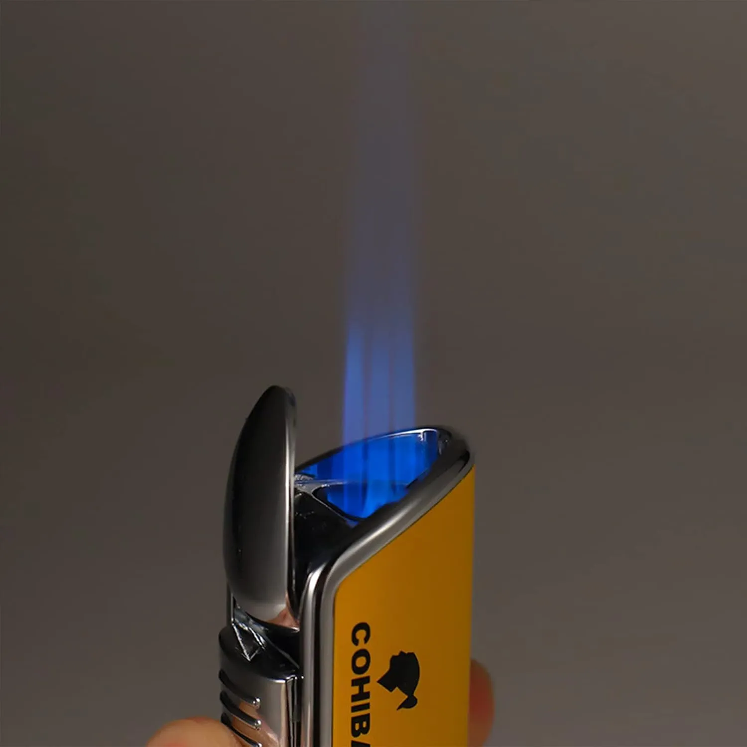 Cigar Lighter Set Cigar Cutter Windproof Lighters Adjustable Lighters Cigarros Refillable Easy to Use Lighter Portable Lighter Camping BBQ Kitchen