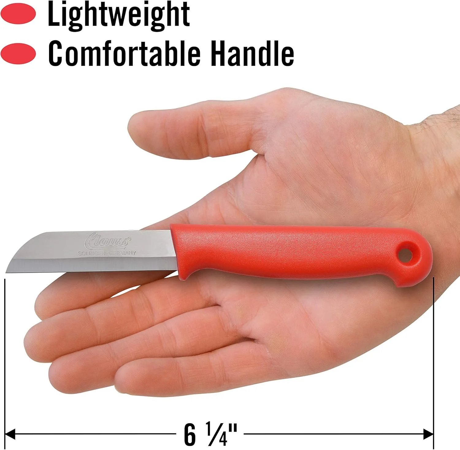 Clauss fixed blade Straight Floral Knives, Comes in a Box of 10