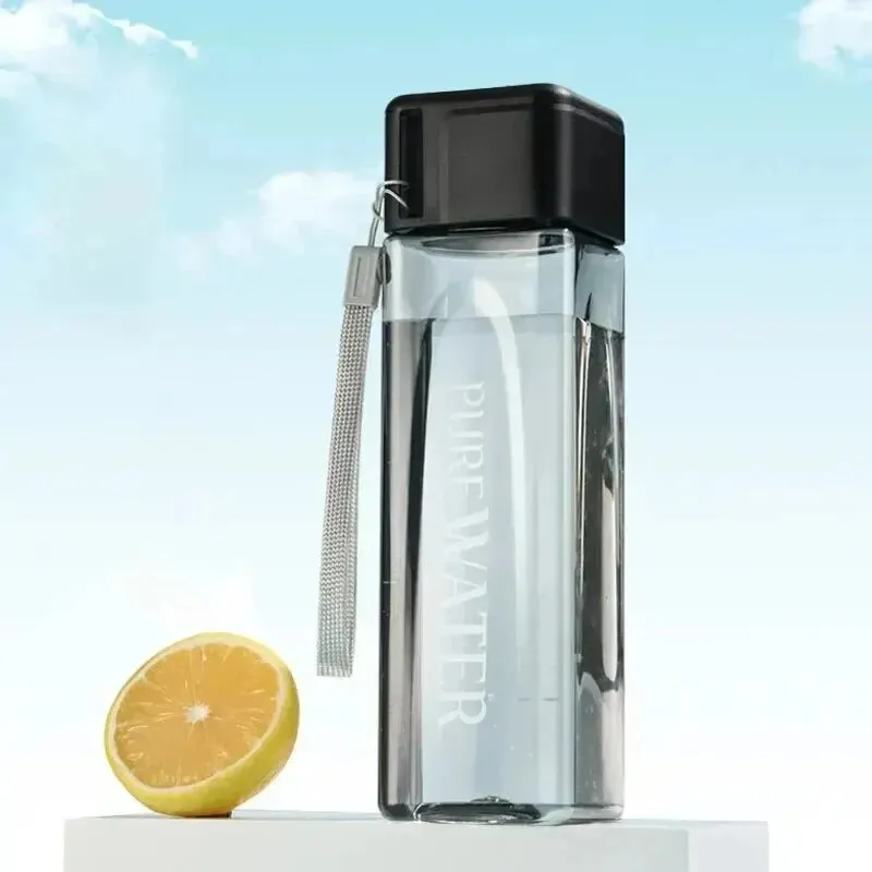 Clear Plastic Portable Water Bottle