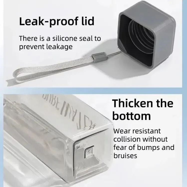 Clear Plastic Portable Water Bottle