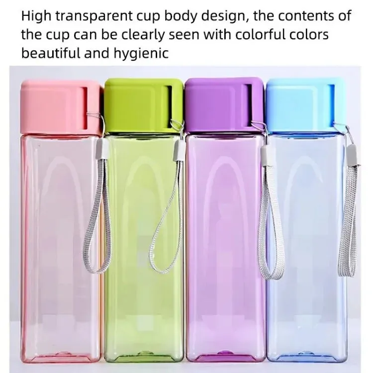 Clear Plastic Portable Water Bottle