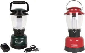 Coleman Rugged Rechargeable 400L LED Lantern, Water & Impact-Resistant Rechargeable Lantern & Personal LED Lantern with 4D Battery, Water and Impact-Resistant Lantern with Carry Handle